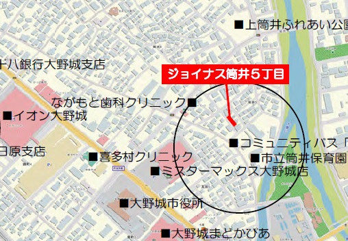 筒井5丁目地図
